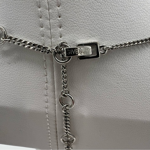 Givenchy Signed Crystal Necklace & Earring Set – Silver Tone - Picture 6 of 11
